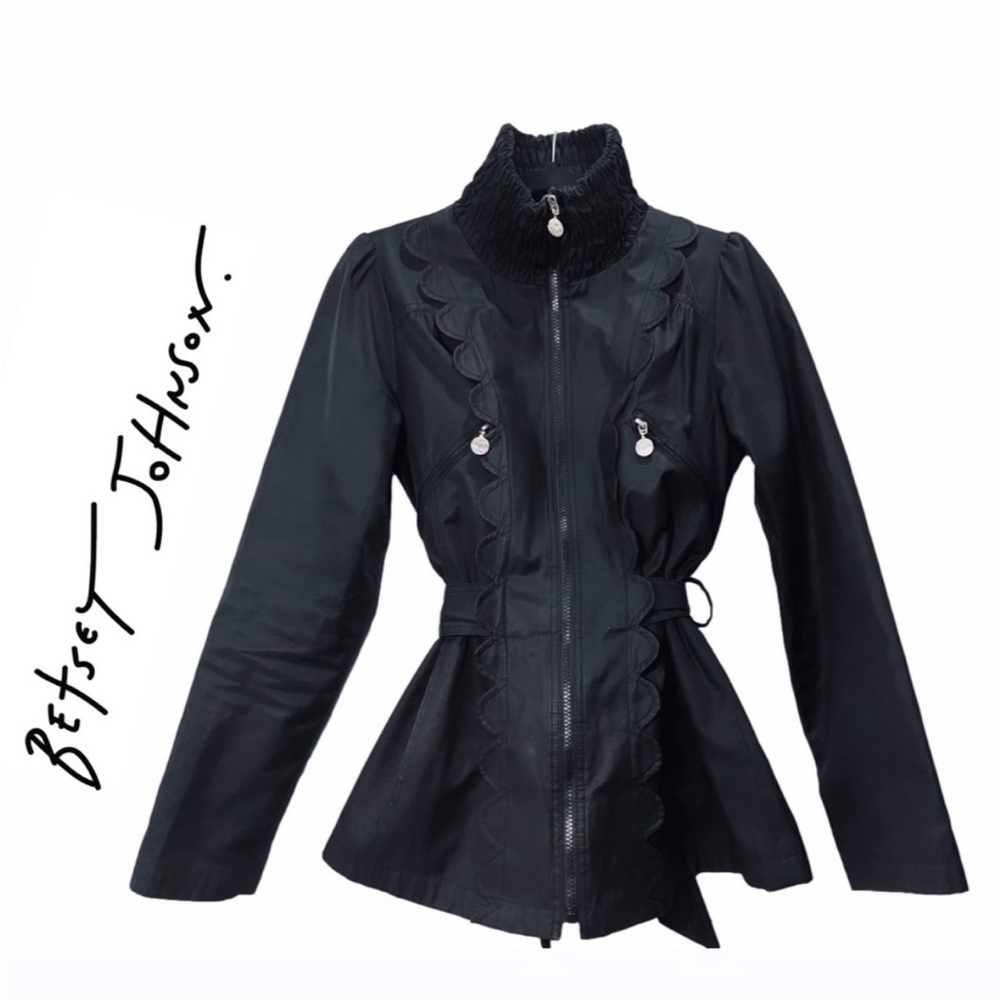 ISO! Betsey Johnson Black Ruffle Jacket for Women